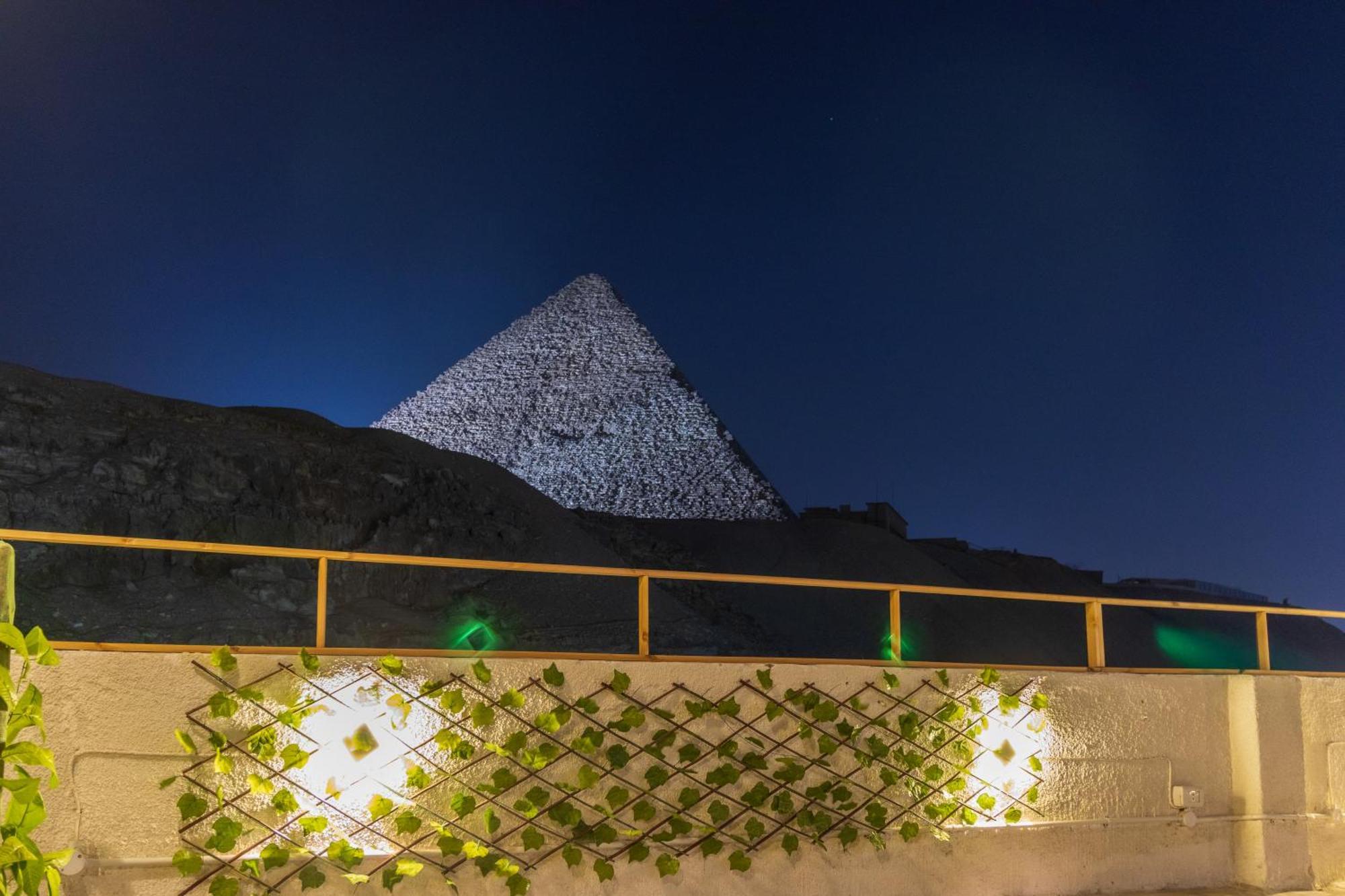 The Grand Pyramids View Hotel Kafret el-Gabal Exteriör bild